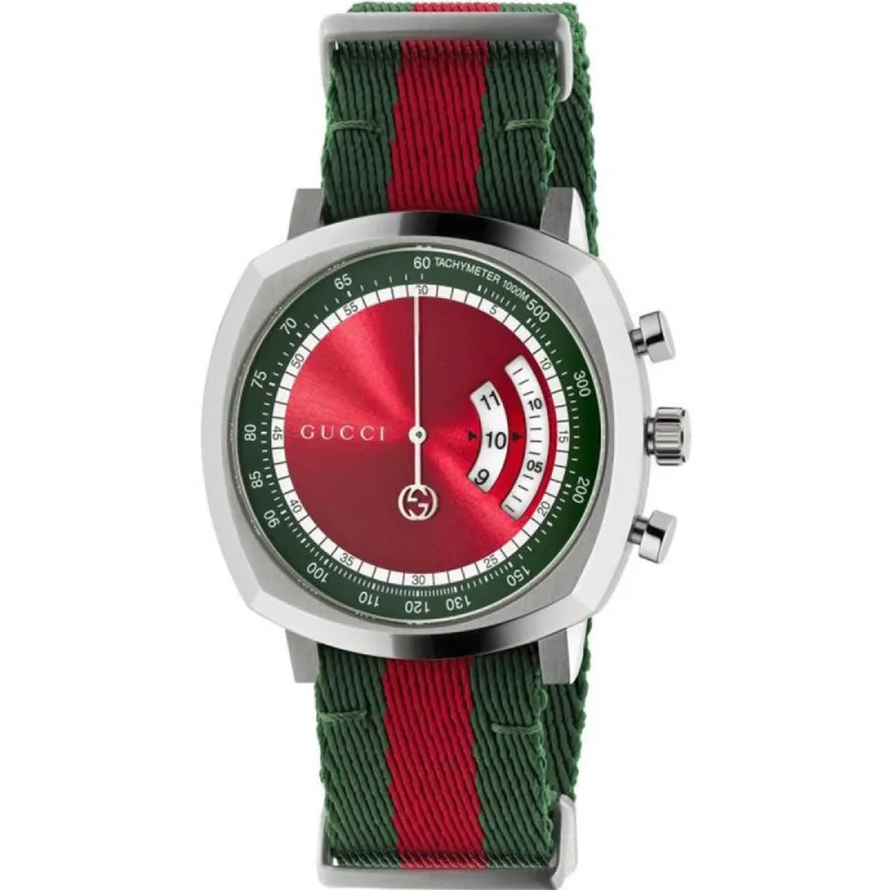 Gucci YA157304 Multicolour Fabric Grip Ladies Watch made by Watch & Watch
