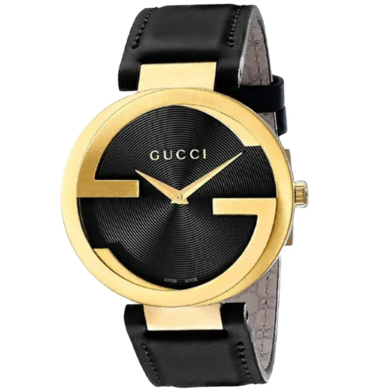 Gucci YA133326 Interlocking Black Dial Unisex Watch sold by Watch & Watch