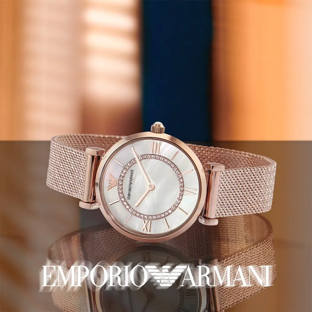 Emporio Armani AR11320 Rose Gold Gianni T-Bar Ladies Watch sold by Watch & Watch product image thumbnail 4