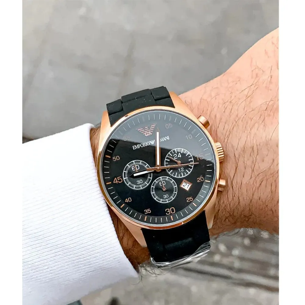 Emporio Armani AR5905 Men's Sportivo Watch Rose Gold sold by Watch & Watch product image thumbnail 5