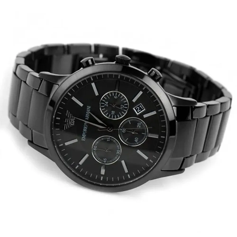 Emporio Armani AR2453 Men's Renato Watch Black sold by Watch & Watch product image thumbnail 3