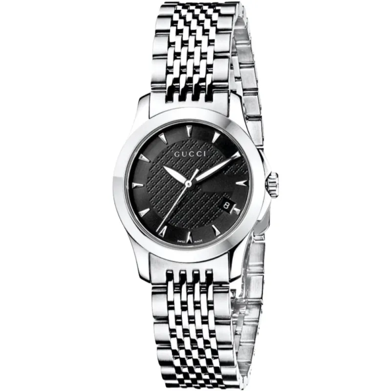 Gucci YA126502 G-Timeless Black Dial Ladies Watch sold by Watch & Watch