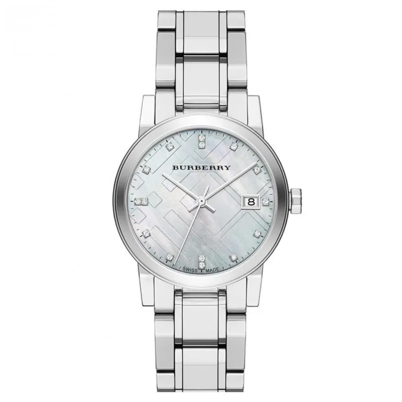 Burberry BU9125 The City Silver Dial Silver Women's Watch sold by Watch & Watch