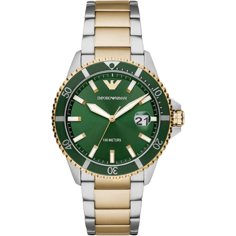 Emporio Armani AR80063 Two-Tone Men’s Watch sold by Watch & Watch