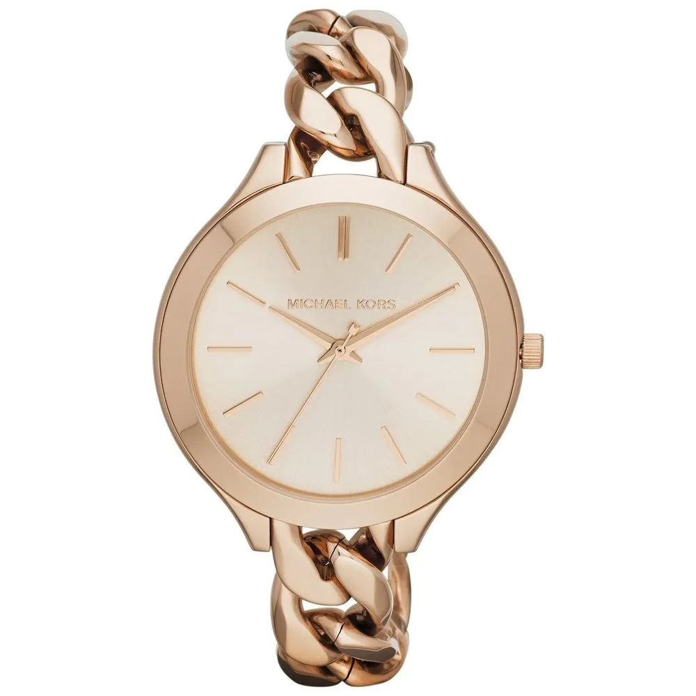 Michael Kors MK3223 Slim Runway Twist Rose Dial Women's Watch sold by Watch & Watch