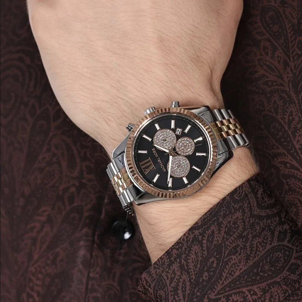 Michael Kors MK8714 Tri Tone Chronograph Men's Watch sold by Watch & Watch product image thumbnail 3