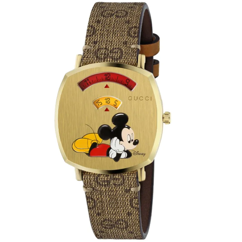 Gucci YA157420 Disney X Gucci Grip Unisex Watch 35mm sold by Watch & Watch