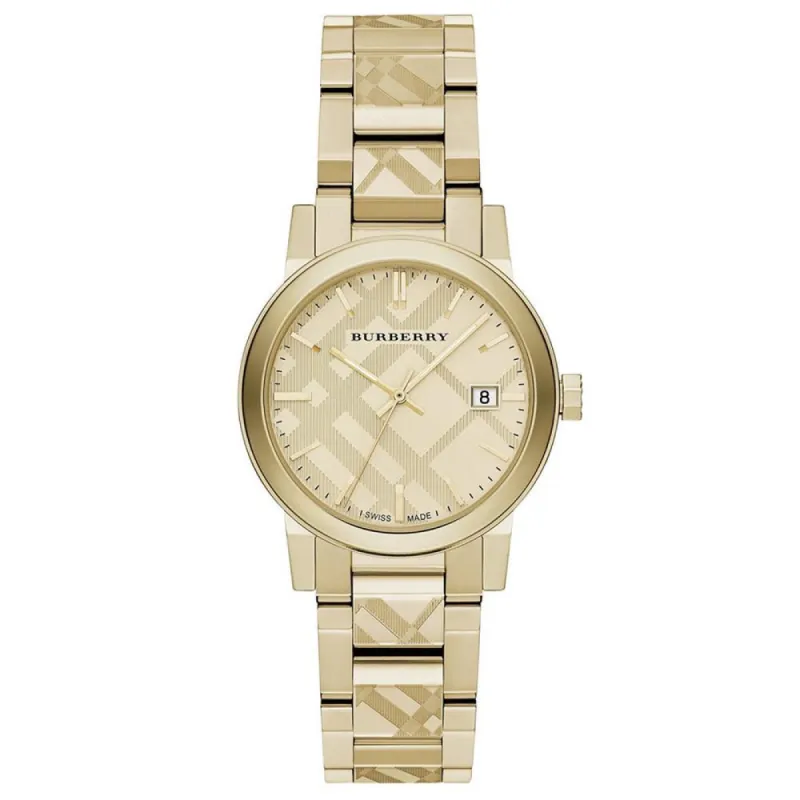 Burberry BU9145 The City Gold-Tone Women's Watch sold by Watch & Watch