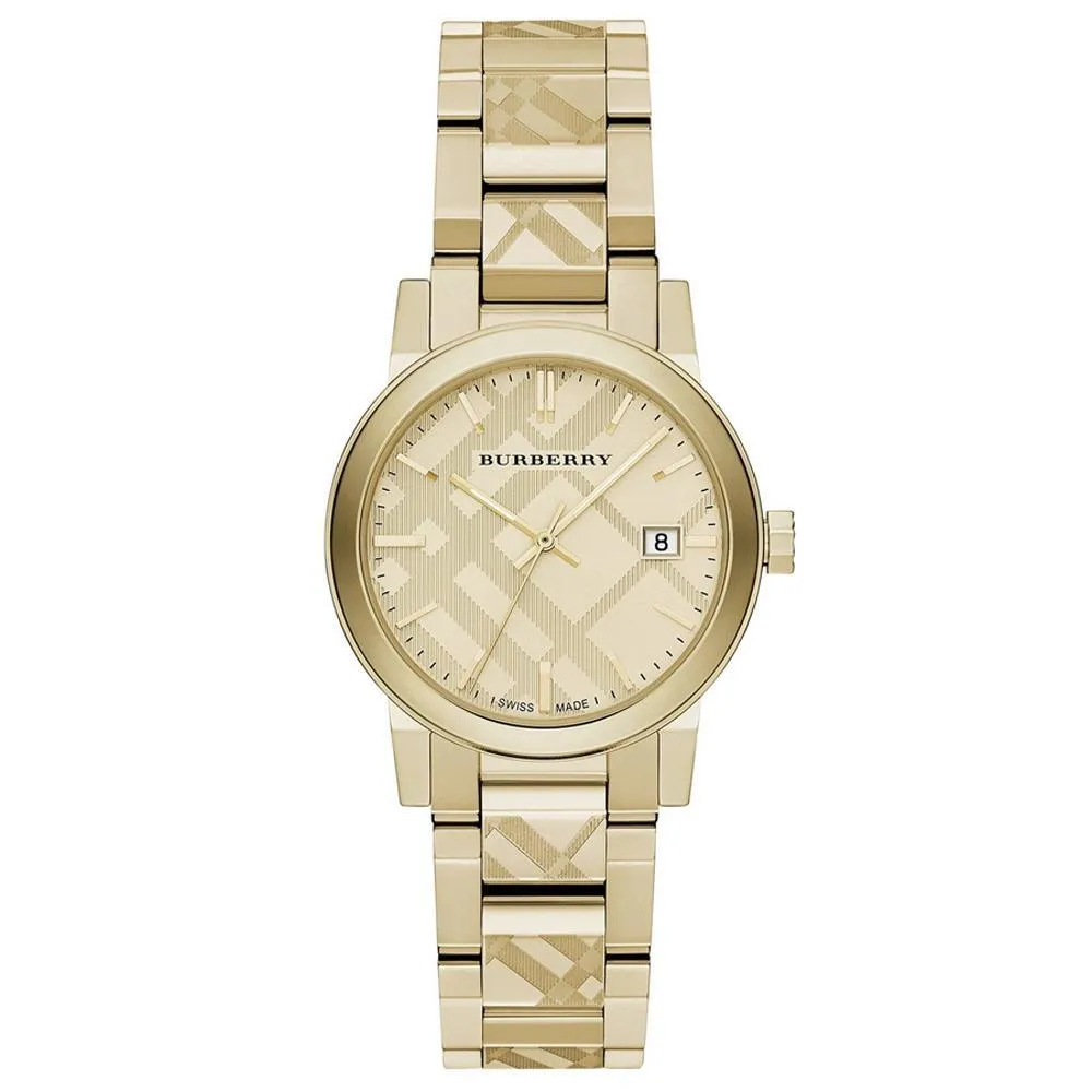 Burberry BU9145 The City Gold-Tone Women's Watch sold by Watch & Watch
