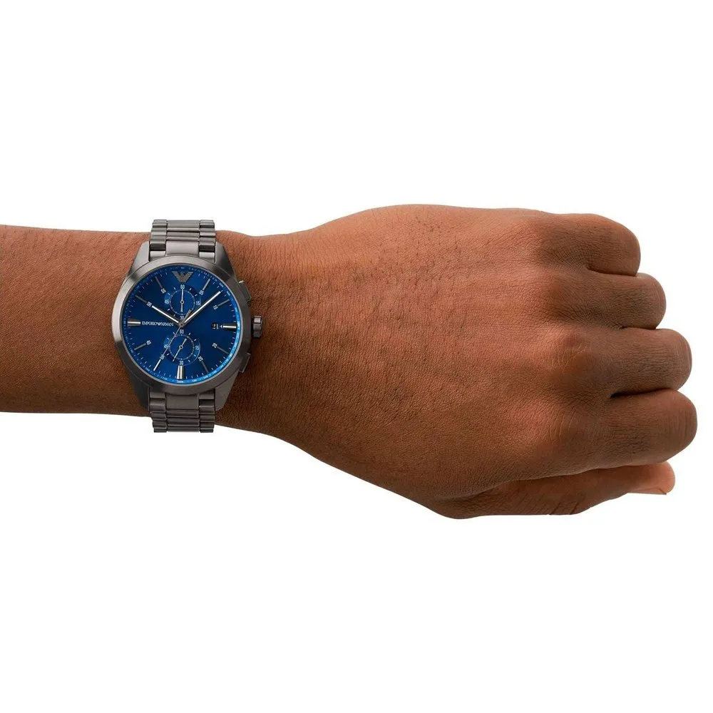 Emporio Armani AR11481 Claudio Blue Dial Chronograph Mens Watch sold by Watch & Watch product image thumbnail 4
