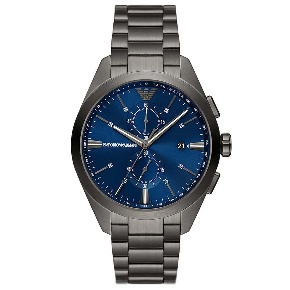 Emporio Armani AR11481 Claudio Blue Dial Chronograph Mens Watch sold by Watch & Watch