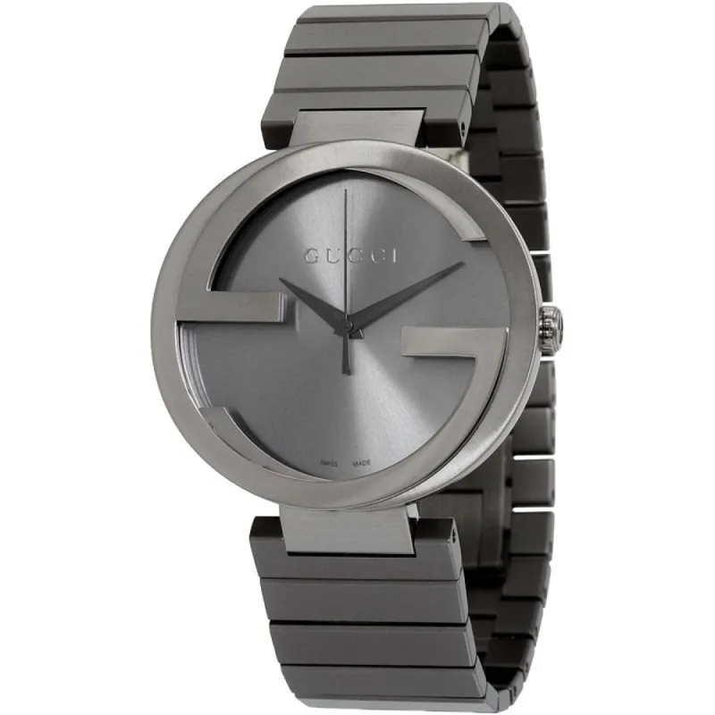 Gucci YA133210 Interlocking Grey Dial Men's Watch sold by Watch & Watch