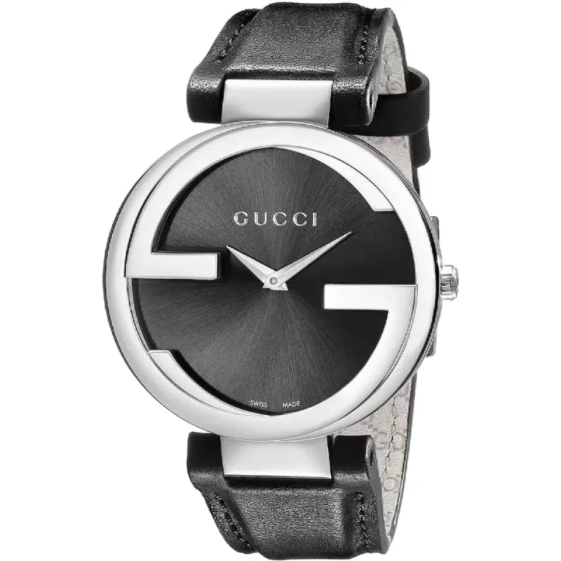 Gucci YA133301 Interlocking Black Dial Ladies Watch sold by Watch & Watch