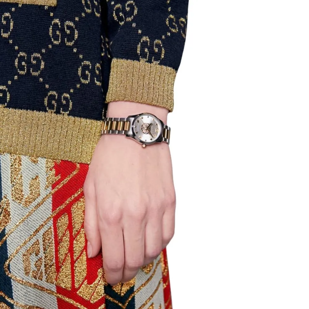 Gucci YA126596 Gold Plated Mystic Two-Tone Ladies Watch sold by Watch & Watch product image thumbnail 4