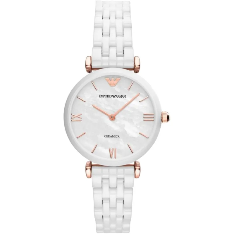Emporio Armani AR1486 Ceramic Ladies Watch sold by Watch & Watch