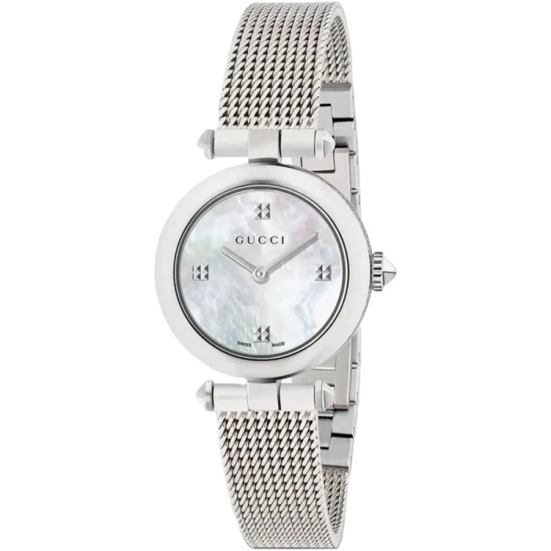 Gucci YA141504 Diamantissima Mother Of Pearl Ladies Watch sold by Watch & Watch