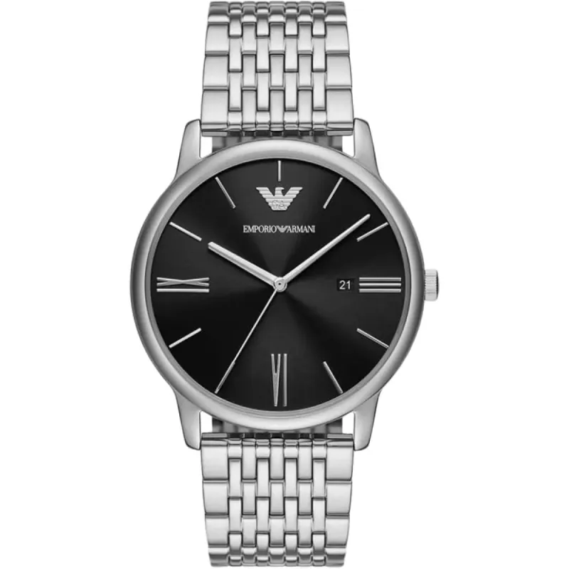 Emporio Armani AR11600 Minimalist Three-Hand Date Men’s Watch sold by Watch & Watch