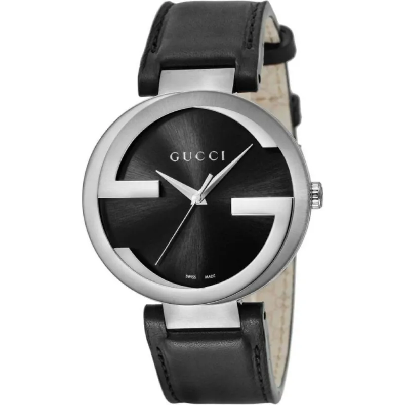Gucci YA133205 Interlocking Black Dial Men's Watch sold by Watch & Watch