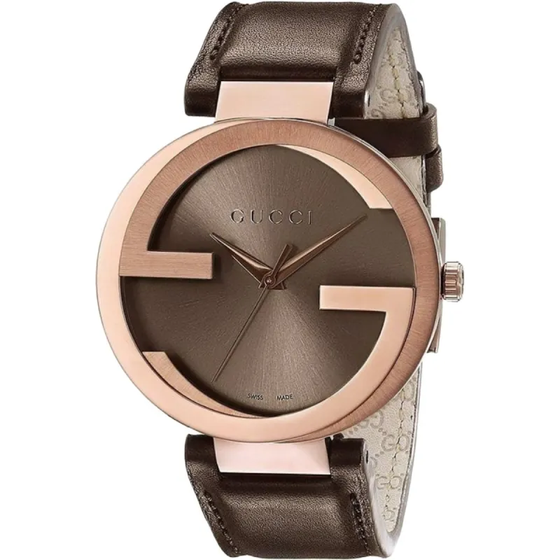 Gucci YA133207 Interlocking XL Brown Dial Men's Watch sold by Watch & Watch