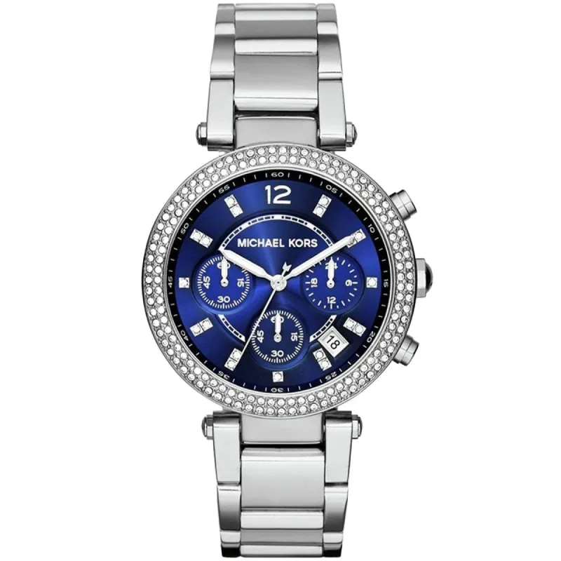 Michael Kors MK6117 Blue Dial Parker Ladies Watch sold by Watch & Watch
