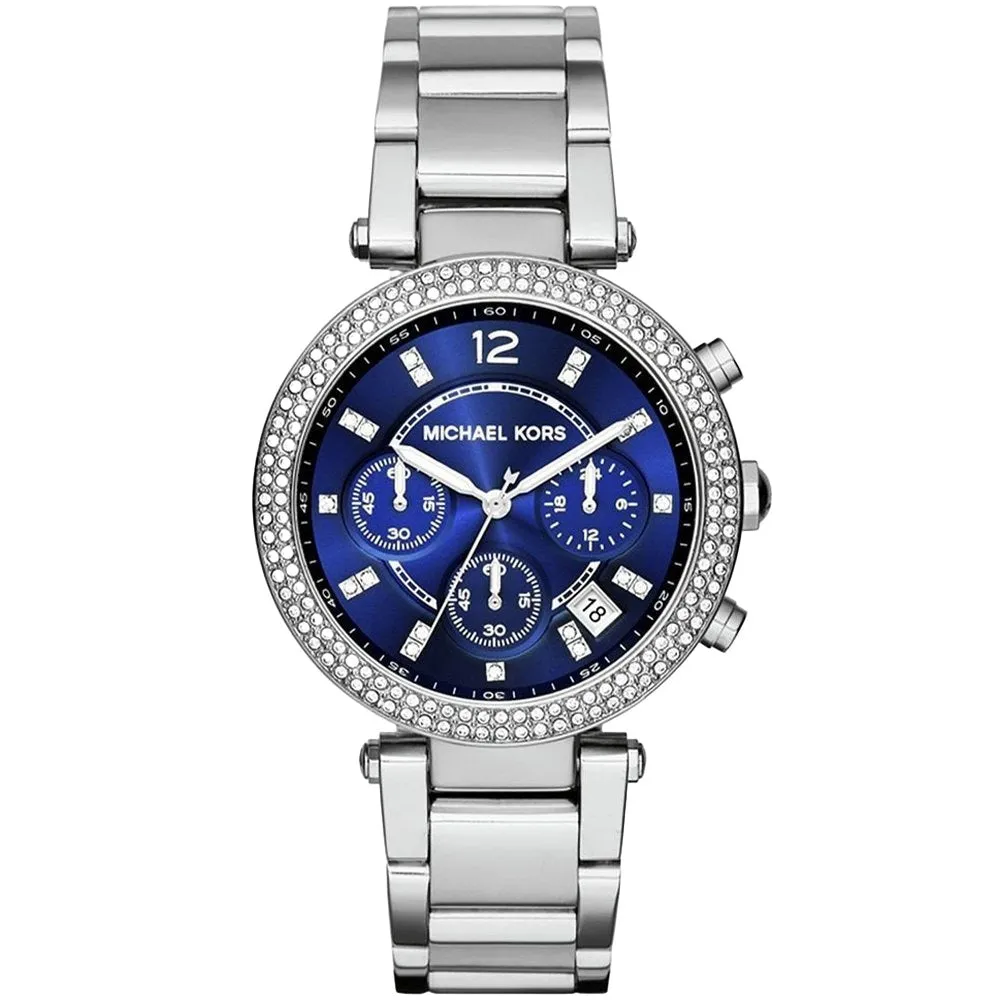 Michael Kors MK6117 Blue Dial Parker Ladies Watch sold by Watch & Watch