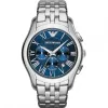 Emporio Armani AR1787 Blue Chronograph Dial Men's Watch sold by Watch & Watch