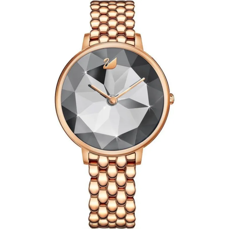 Swarovski Crystal Lake Rose Gold Tone Grey Watch 5416023 sold by Watch & Watch