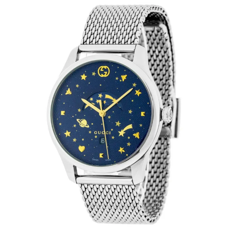 Gucci YA126328 G-Timeless Blue Dial Men's Watch sold by Watch & Watch