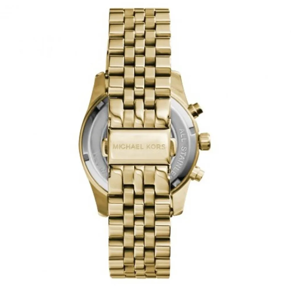 Michael Kors MK5556 Lexington Chronograph Champagne Dial Gold Pvd Ladies Watch sold by Watch & Watch product image thumbnail 3