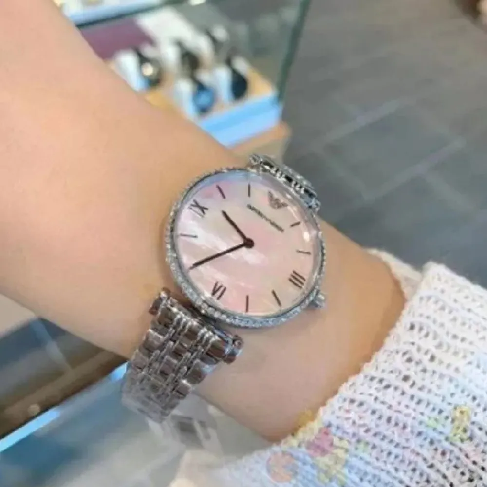 Emporio Armani AR1779 Ladies Watch Gianni T-Bar Pink sold by Watch & Watch product image thumbnail 4