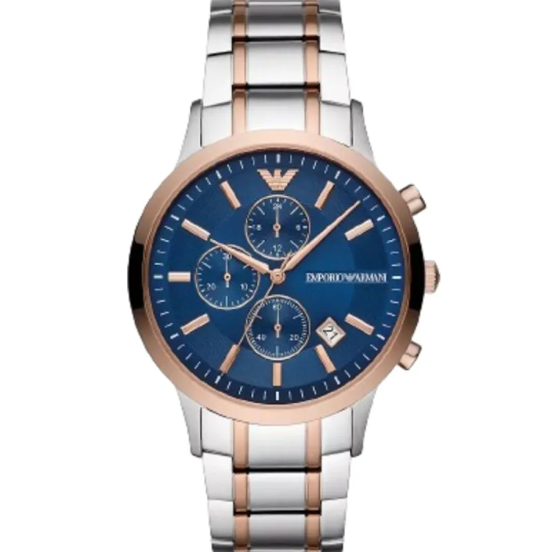 Emporio Armani AR80025 Two-Tone Chronograph Men's Watch sold by Watch & Watch