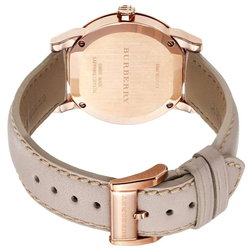 Burberry BU9109 Rose Gold Tone Beige Check Dial Women's Watch sold by Watch & Watch product image thumbnail 2