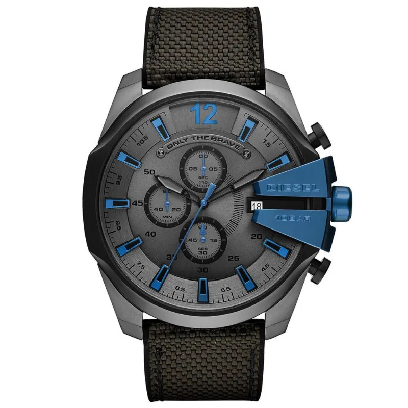 Diesel DZ4500 Mega Chief Chronograph Quartz Dark Grey Dial Men's Watch sold by Watch & Watch