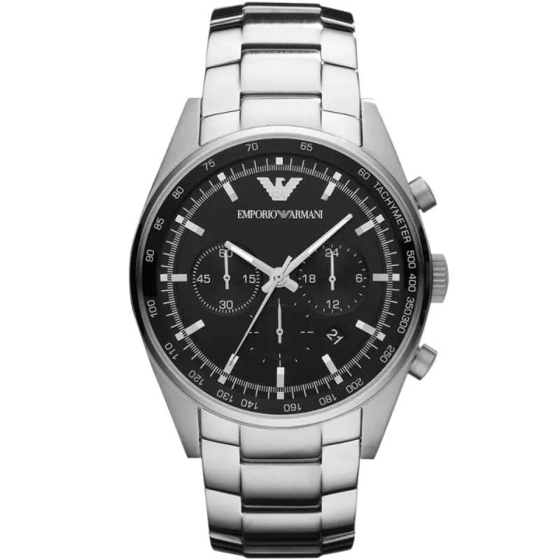 Emporio Armani AR5980 Chronograph Black Dial Men's Watch sold by Watch & Watch