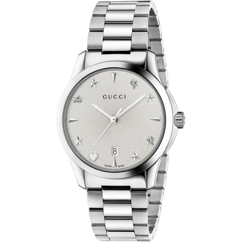 Gucci YA1264028A G-Timeless Silver Dial Unisex Watch sold by Watch & Watch