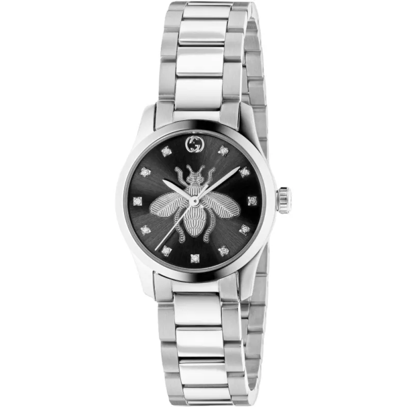 Gucci YA1265024 G-Timeless Black Dial Ladies Watch made by Gucci