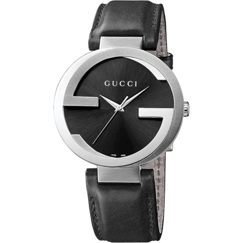 Gucci YA133501 Interlocking Black Dial Ladies Watch sold by Watch & Watch