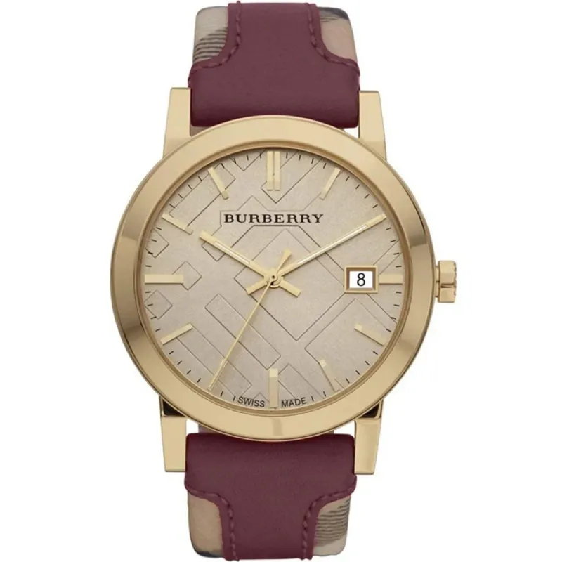 Burberry BU9017 Ladies Watch The City Check Gold case ladies watch sold by Watch & Watch