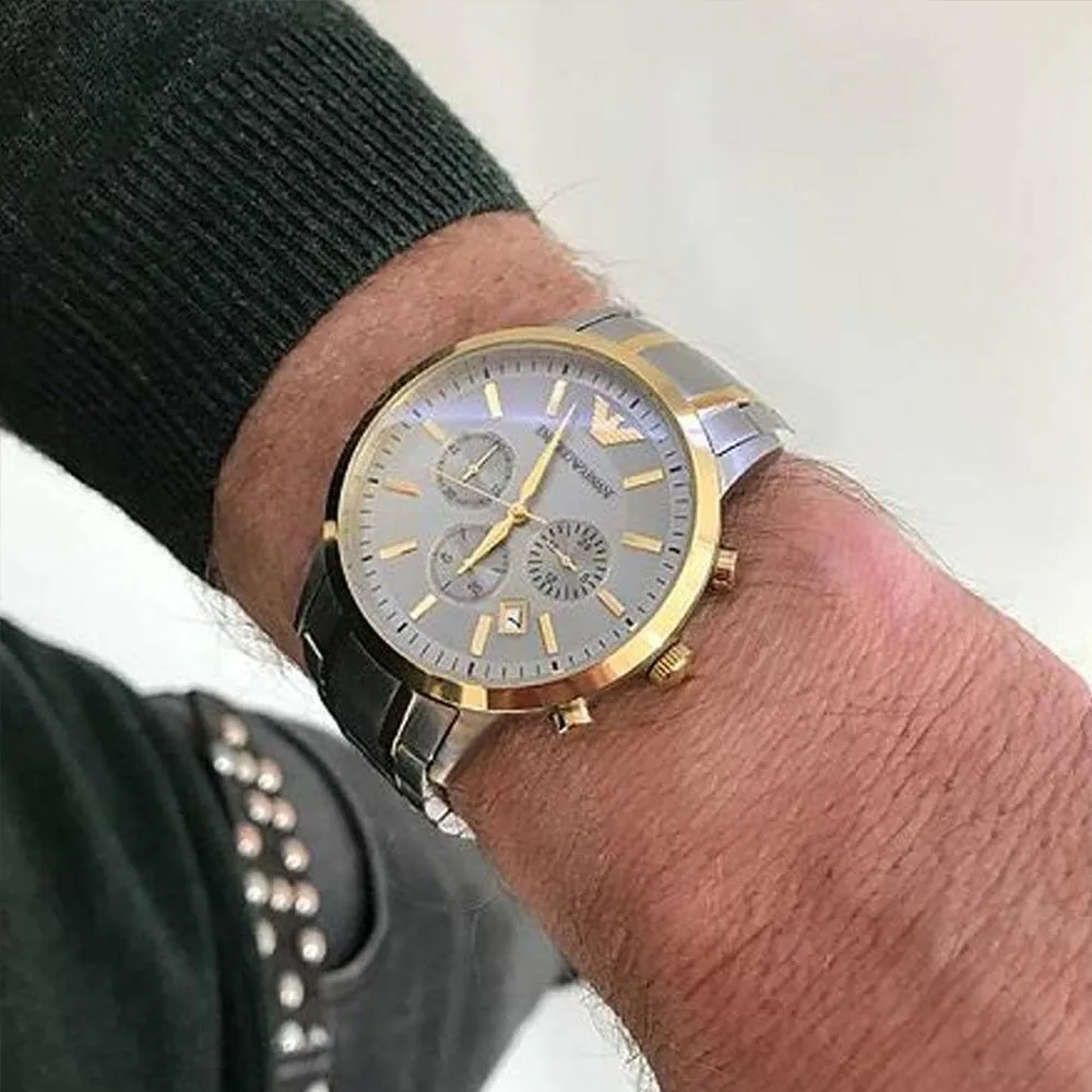 Emporio Armani AR11076 Men's Watch Renato Gold sold by Watch & Watch product image thumbnail 4