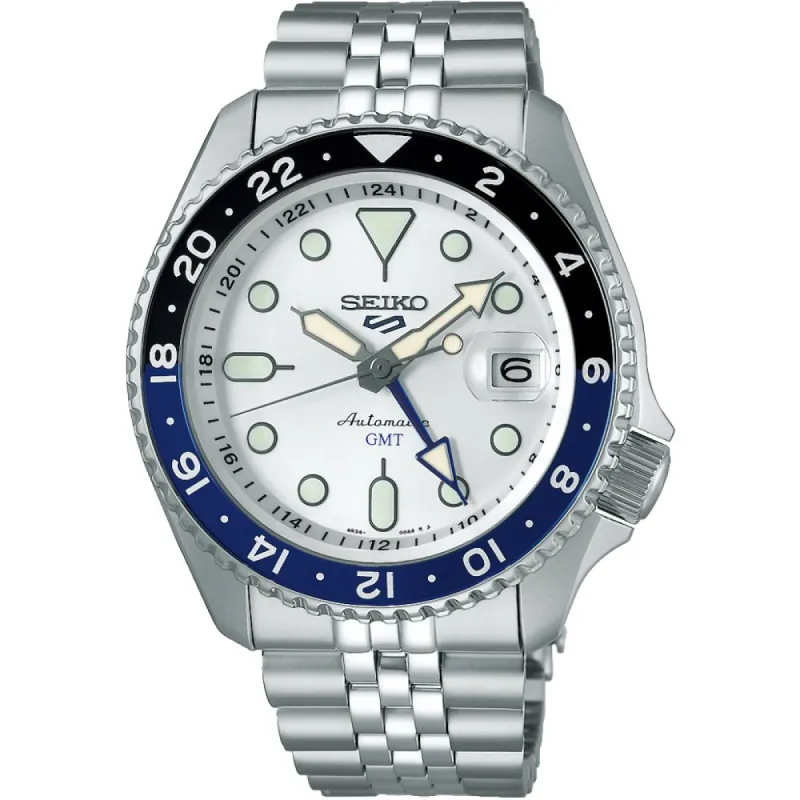 Seiko 5 Sports SSK033K1 SKX GMT White Dial Automatic Men's Watch sold by Watch & Watch
