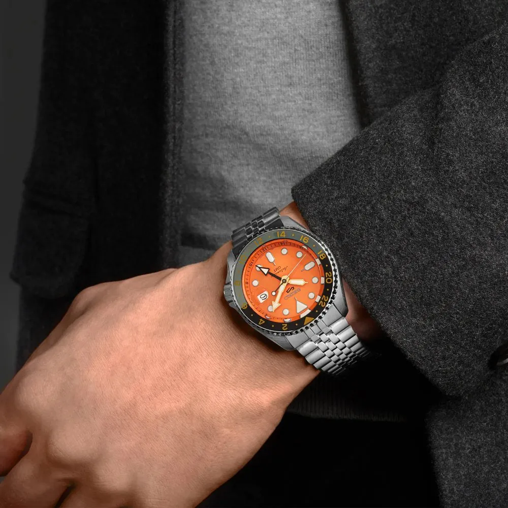 Seiko 5 Sports SSK005K1 SKX GMT Mikan Orange Automatic Men's Watch sold by Watch & Watch product image thumbnail 3