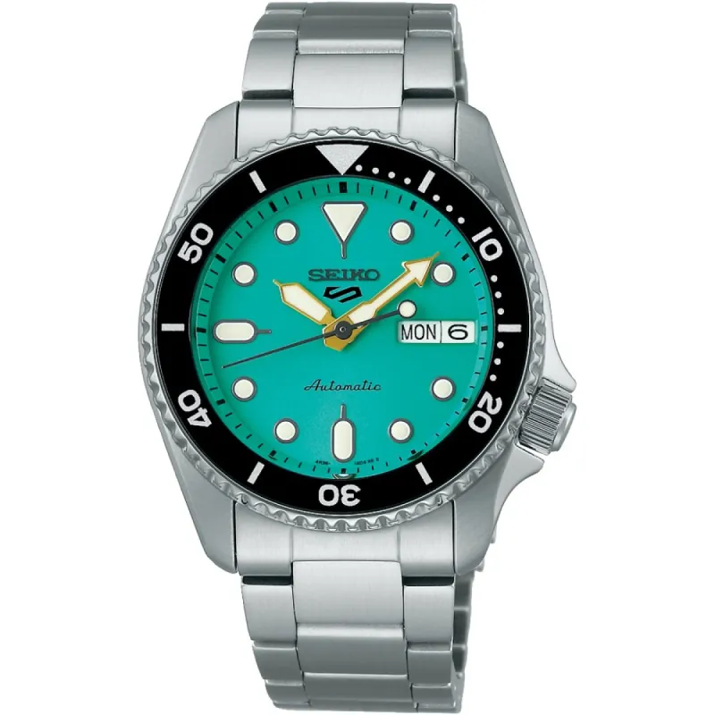 Seiko 5 Sports SRPK33K1 SKX Midi Reissue Teal Dial Automatic Men's Watch sold by Watch & Watch
