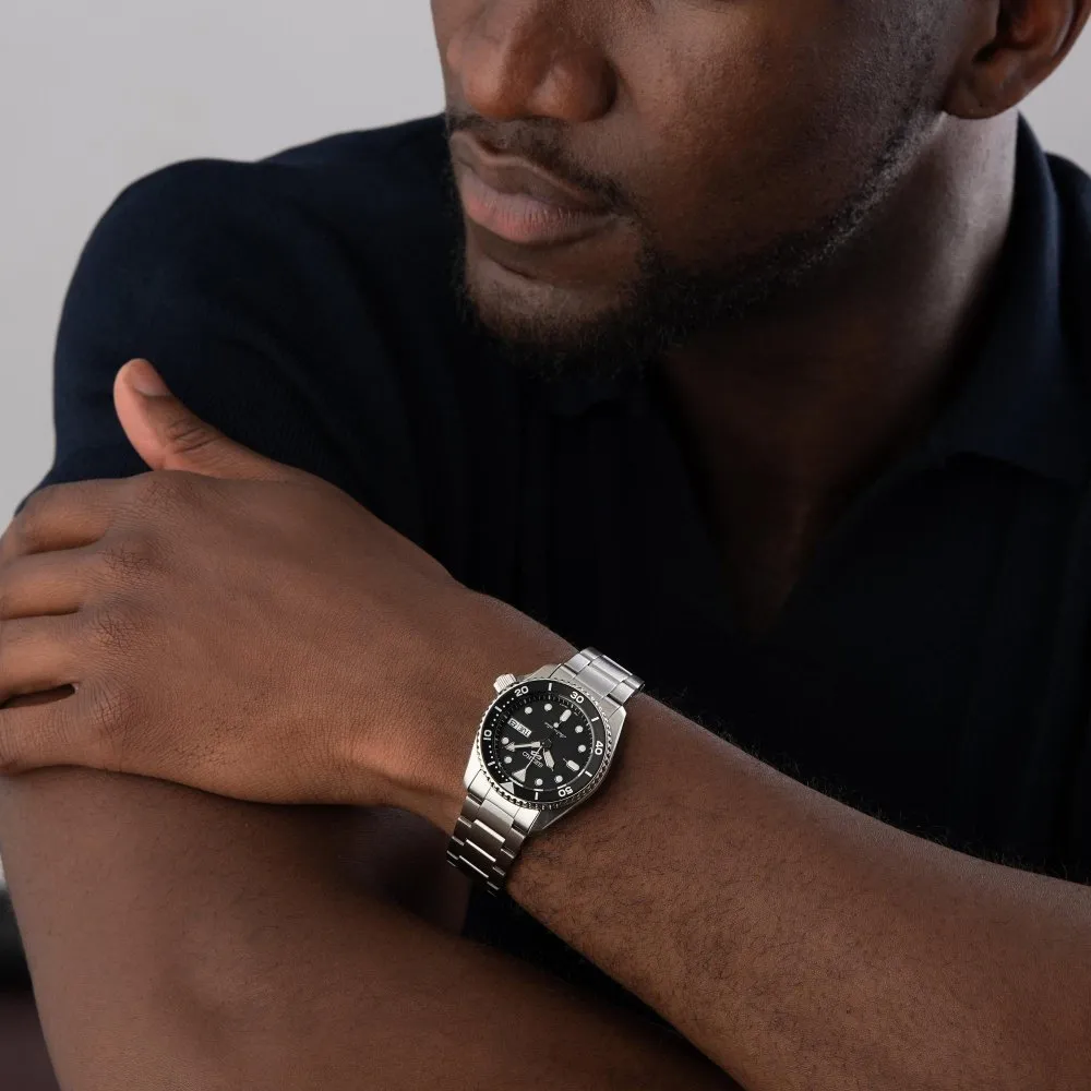 Seiko 5 Sports SRPK29K1 SKX Midi Black Dial Automatic Men's Watch sold by Watch & Watch product image thumbnail 4