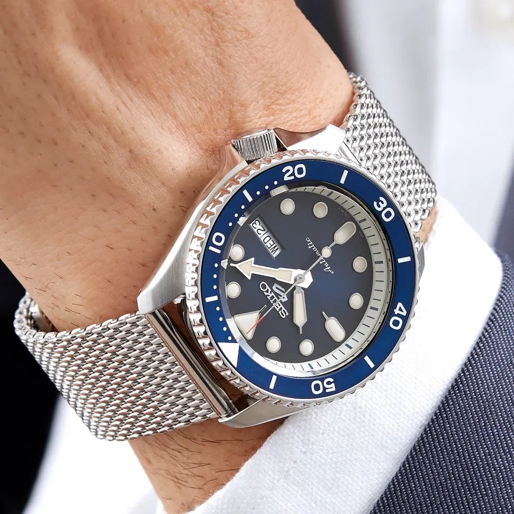 Seiko 5 Sports SRPD71K1 Blue Dial Automatic Men's Watch sold by Watch & Watch product image thumbnail 4