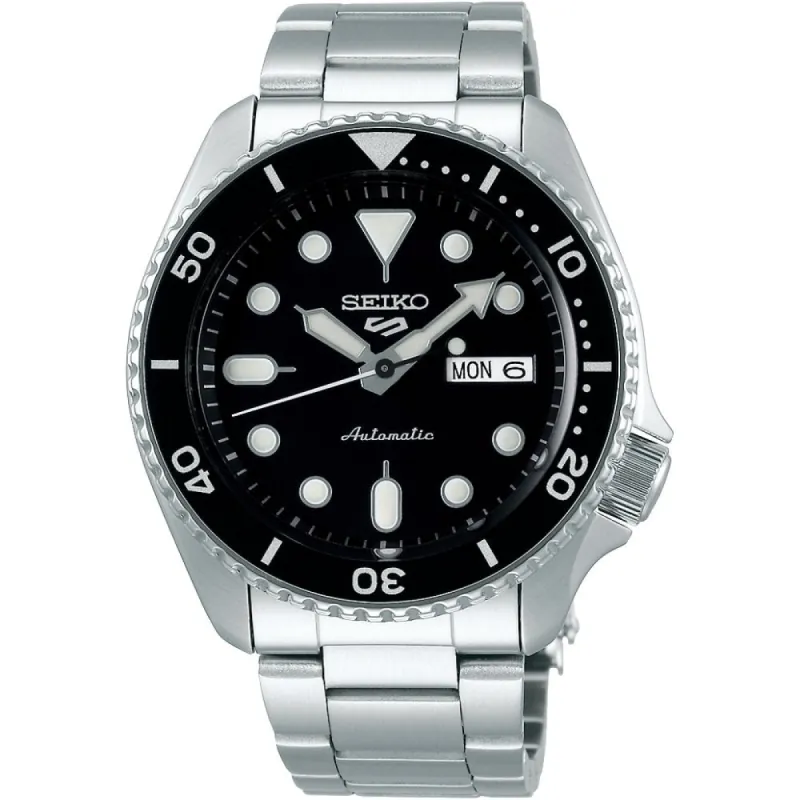 Seiko 5 Sports SRPD55K1 Black Dial Automatic Men's Watch sold by Watch & Watch