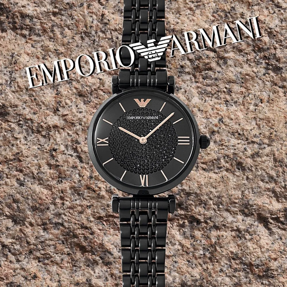 Emporio Armani AR11245 T-Bar Black Ladies Watch sold by Watch & Watch product image thumbnail 4