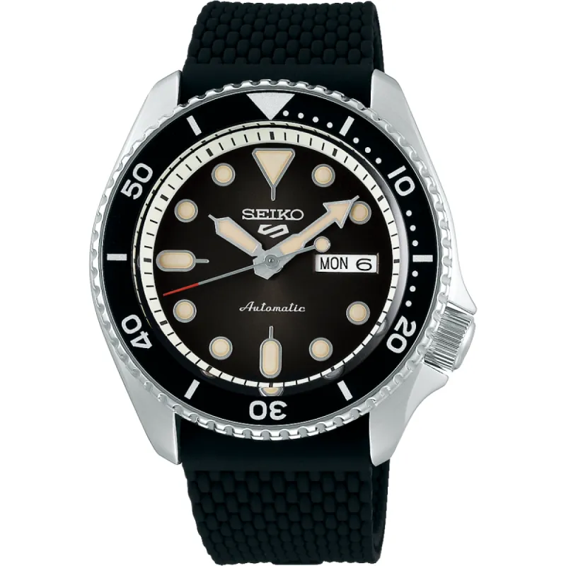 Seiko 5 Sports SRPD73K2 Black Dial Automatic Men's Watch sold by Watch & Watch