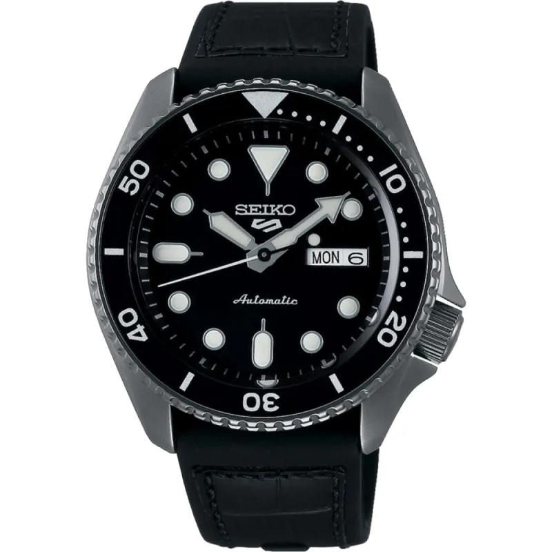 Seiko 5 Sports SRPD65K3 Black Dial Automatic Men's Watch made by Seiko
