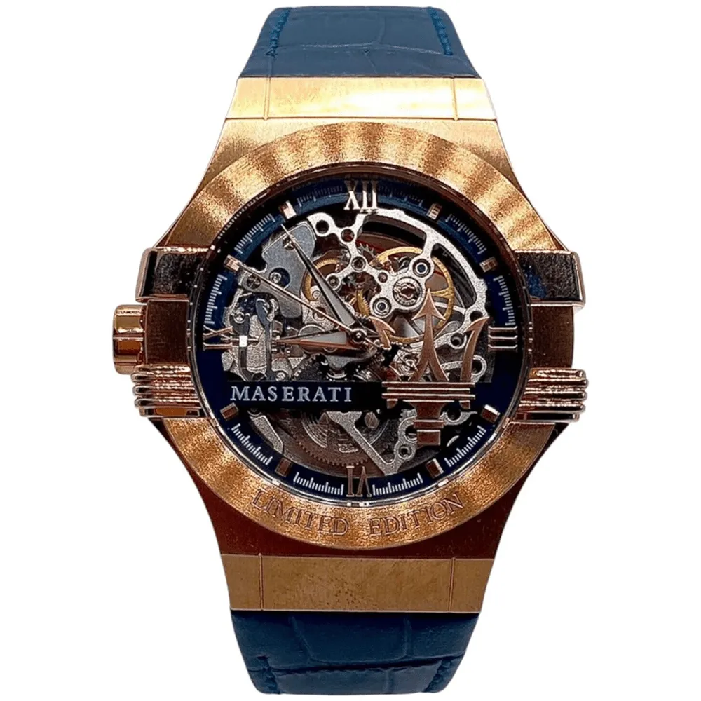 Maserati R8821108022 Automatic Skeleton Dial Rose Gold Men's Watch sold by Watch & Watch