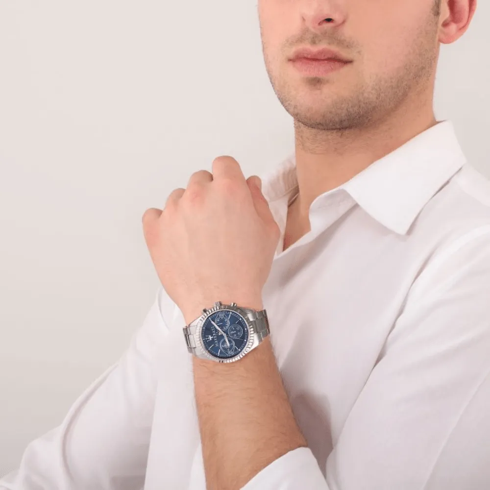 Maserati R8853100013 Chronograph Blue Dial Men's Watch sold by Watch & Watch product image thumbnail 5